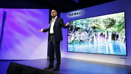 The Wall es el nombre del nuevo televisor de 146 pulgadas de Samsung