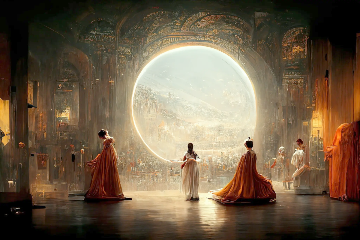 Théâtre_D' Opéra Spatial, una obra de arte generada con inteligencia artificial