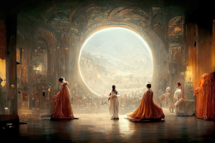 Théâtre_D' Opéra Spatial, una obra de arte generada con inteligencia artificial