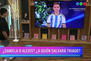 Thiago ante la definición final, salvar a Alexis o a Daniela