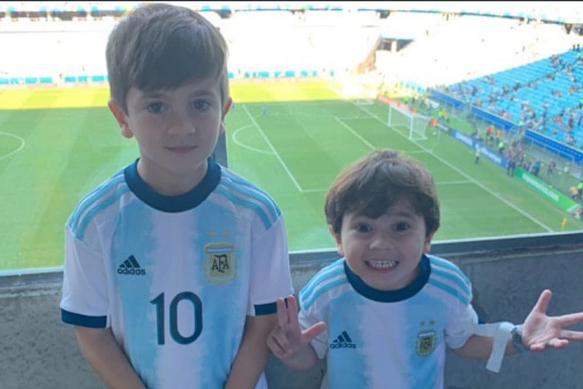 Thiago, el "serio" y Mateo, "el bromista"; Lionel Messi relató en algunas entrevistas las diferencias de personalidad de sus dos hijos más grandes