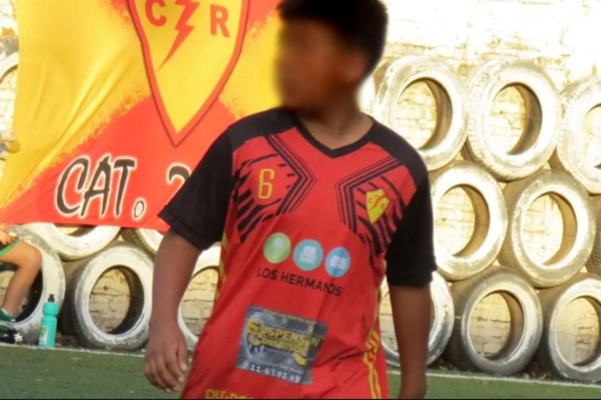 Thiago Flores tenía 11 años y murió cuando un arco de fútbol se cayó encima suyo