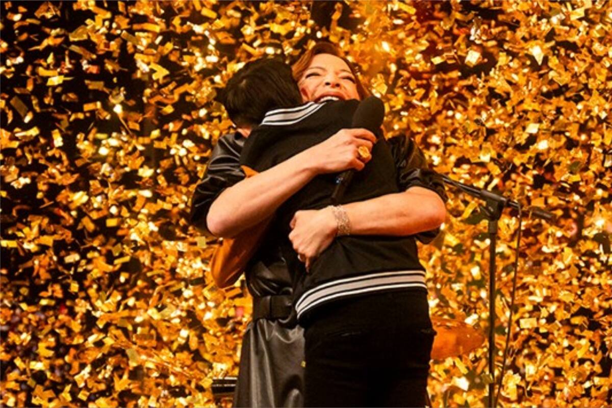 Thiago Maldonado pasó directamente a la final gracias al botón dorado de La Joaqui (Foto: gentileza Telefe)