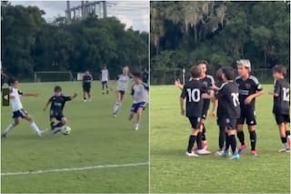 Thiago Messi volvió a jugar un partido con Inter Miami y deslumbró con un golazo de derecha