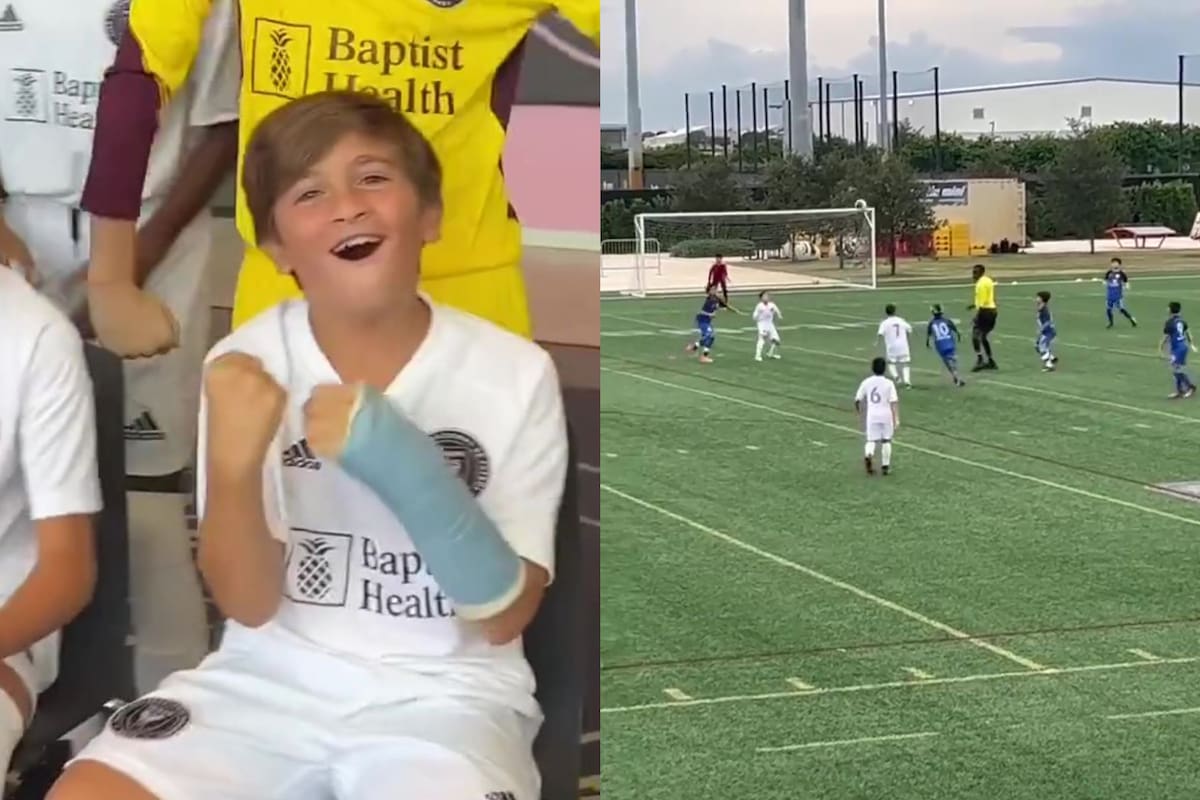 Thiago Messi jugó un nuevo partido en las inferiores del Inter Miami