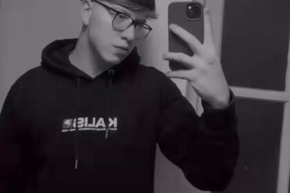 Thiago Narváez, el joven de 17 años que se accidentó en Mendoza.