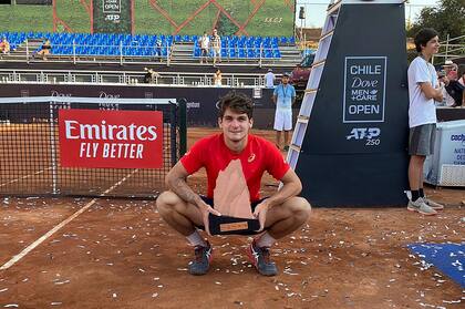 Thiago Seyboth Wild, campeón del ATP de Chile a principios de marzo, se infectó de Covid-19.