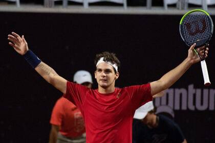 Thiago Seyboth Wild, una cara nueva que asomaba en un 2020 tenístico puesto en larga pausa mundial por el coronavirus.