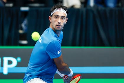 Thiago Tirante ganó su partido del sábado por el equipo argentino de Copa Davis, que juega contra Turquía para quedar en los Qualifiers de 2027.