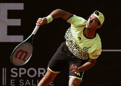 Thiago Tirante, primer preclasificado en el Challenger de Buenos Aires, en el Racket Club