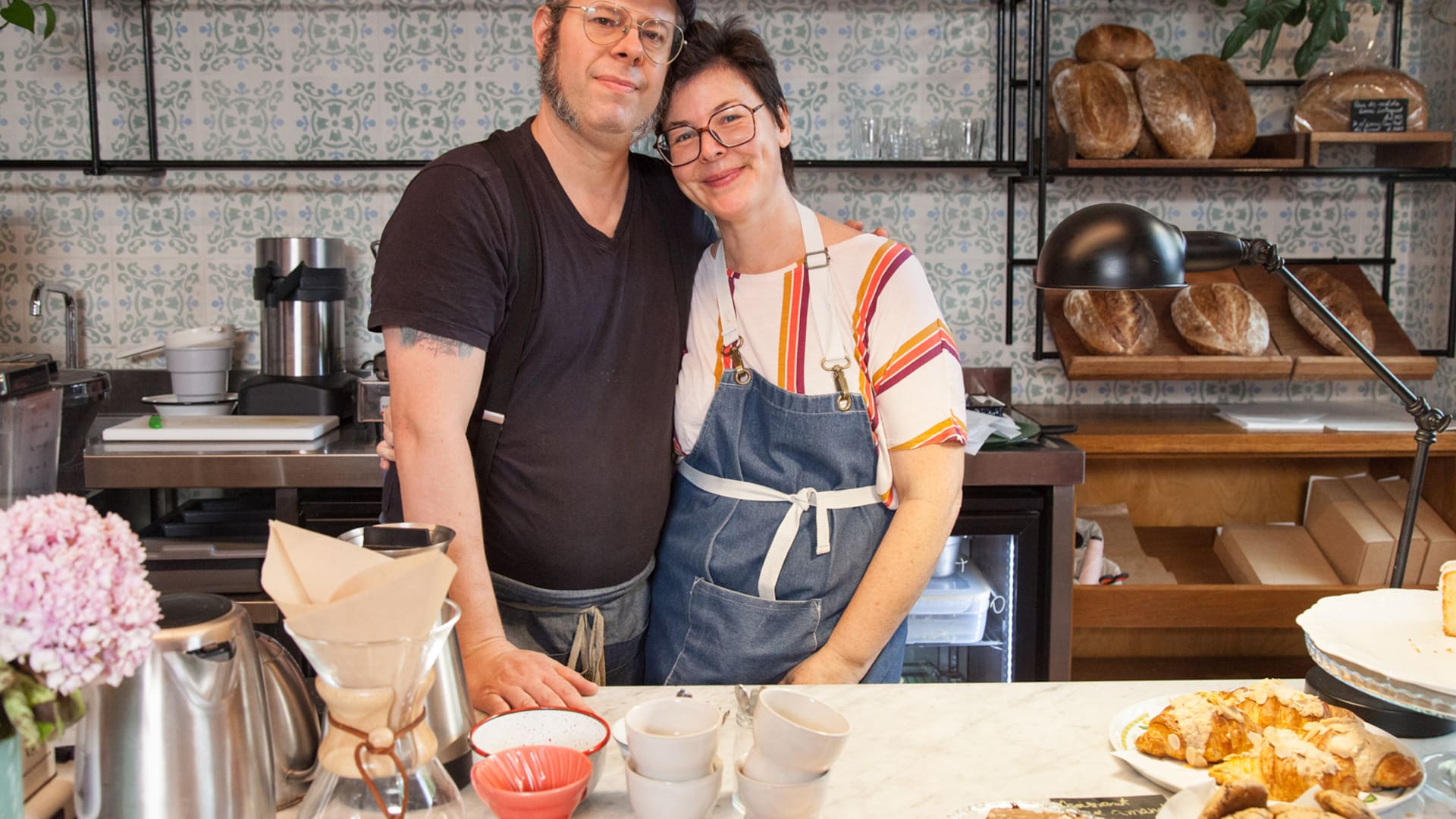 Thiago y Juliana, la pareja al frente de Albertine.