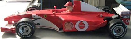 This Barbie drives a Ferrari for F1.