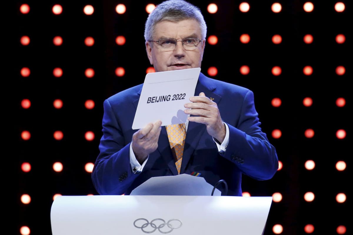 Thomas Bach en el momento de la definición