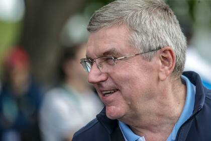 Thomas Bach, presidente del COI, en el club Náutico San Isidro