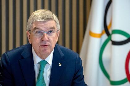 Thomas Bach, presidente del Comité Olímpico Internacional (COI), luego de que la entidad anunciara los "nuevos lineamientos" para readmitir a los atletas rusos y bielorrusos; se aplazó la definición sobre París 2024