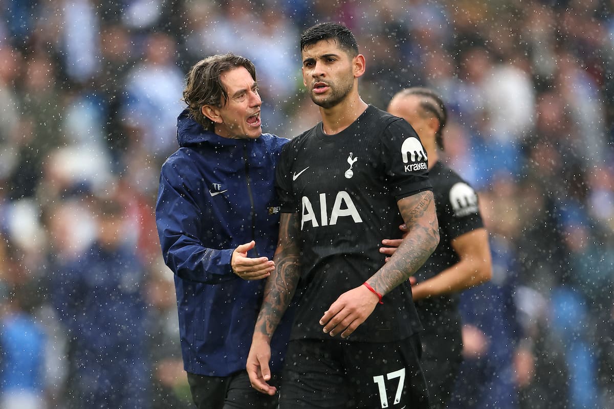 Thomas Frank, DT de Tottenham Hotspur, cuestionó el accionar fuera de la cancha de Cuti Romero, pero lo identificó como un jugador fundamental dentro del equipo