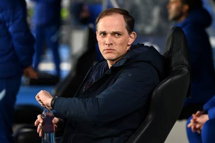 Thomas Tuchel, el DT de Chelsea, antes del primer partido de la semifinal de Champions League, entre el Real Madrid