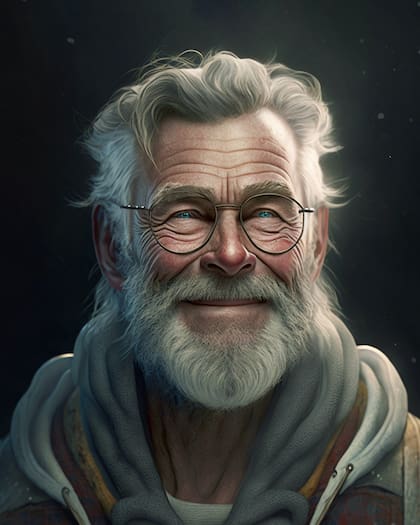 Thor entrado en años (Foto: Instagram/@jed.ai.master)