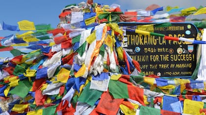 Thorong La, a 5416 metros, el punto más alto de esta aventura