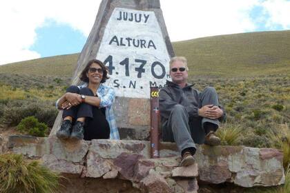 Thorsten en Jujuy junto a su pareja