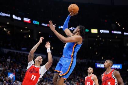 Thunder consigue su 13ma victoria consecutiva al superar 116-98 a Clippers