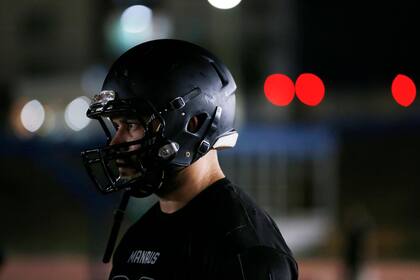 Tiago Menezes, de Manaos, entrena en esa ciudad brasileña el jueves 22 de agosto de 2024 (AP Foto/Edmar Barros)