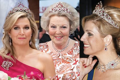 Al separarse del príncipe Carlos Hugo de Borbón-Parma, la princesa Irene vendió sus joyas para ayudar a madres pobres de Filipinas. Sin embargo, en 2009 Máxima sorprendió llevando la parure. No hay certezas pero se especula que la reina Juliana le compró las joyas a su hija.