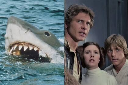 Tiburón, de 1975 y Star Wars, de 1977, inventaron el "tanque" hollywoodense mucho antes de "Barbenheimer"