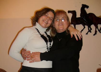 Tiempo atrás, Mariela Kasko con su madre
