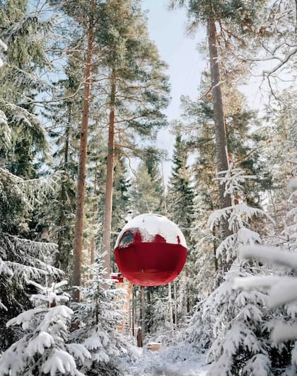 Tienda de campaña en un árbol de Tree Tents International
