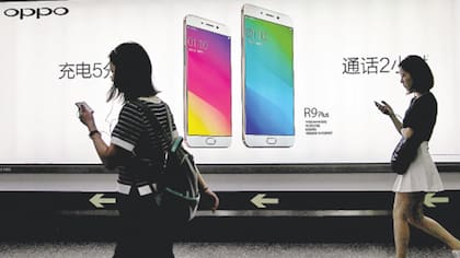 Impulsados por las ventas en China e India, Oppo es uno de los fabricantes que crecen a paso firme junto a Huawei dentro del mercado de los teléfonos móviles