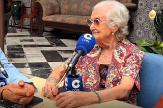Luisa, 101 años, sobre su alimentación de joven: "Todo lo que consumía era fresco"