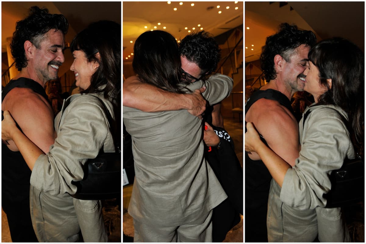 Tiernos, cómplices y apasionados: así se dejaron ver Luciano Castro y Griselda Siciliani en el Teatro San Martín