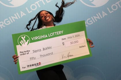 Tierra Barley ganó US$50.000 con los números que una vez vio en una galleta de la fortuna