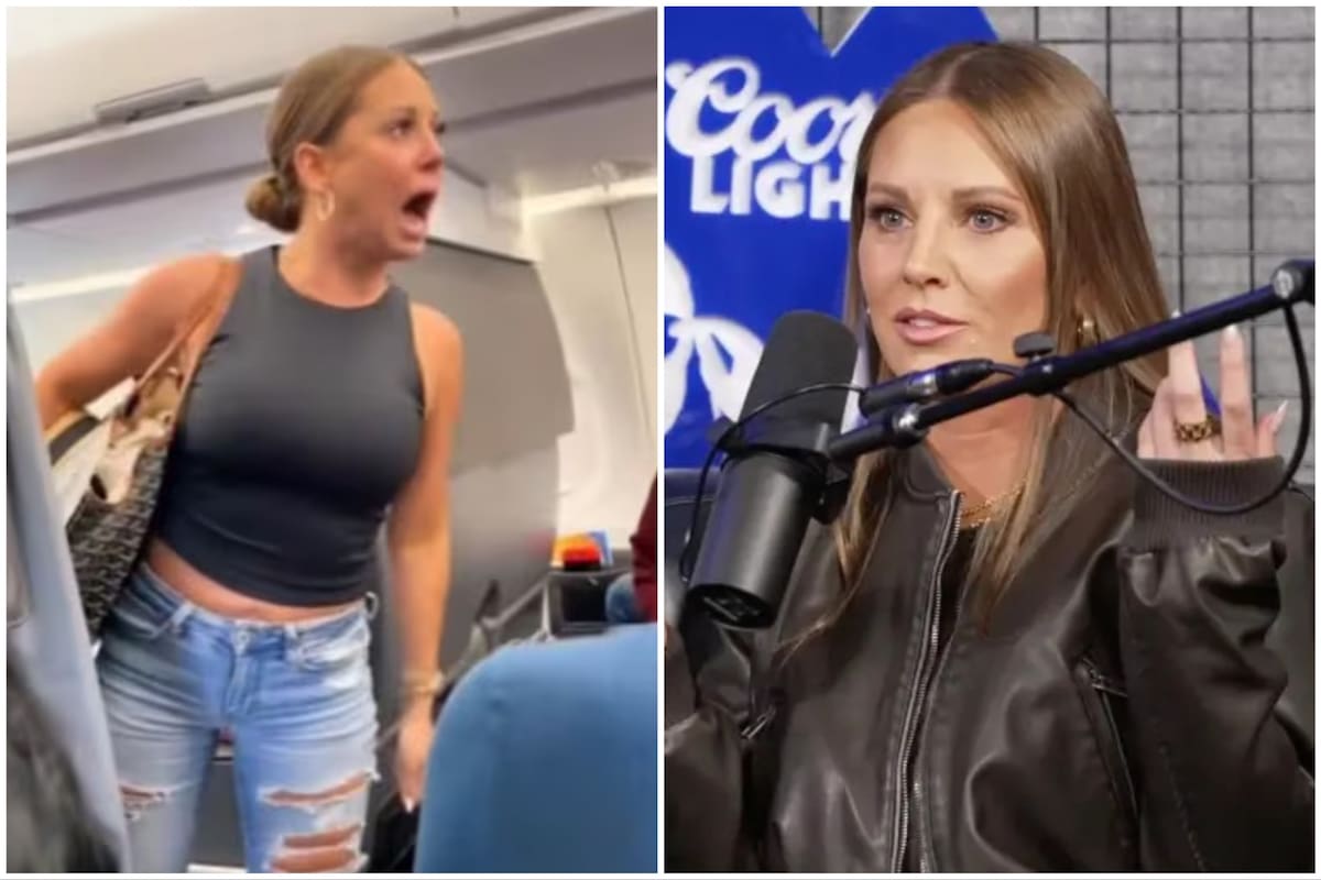 Tiffany Gomas, la mujer del avión, habló de lo que sucedió en un podcast