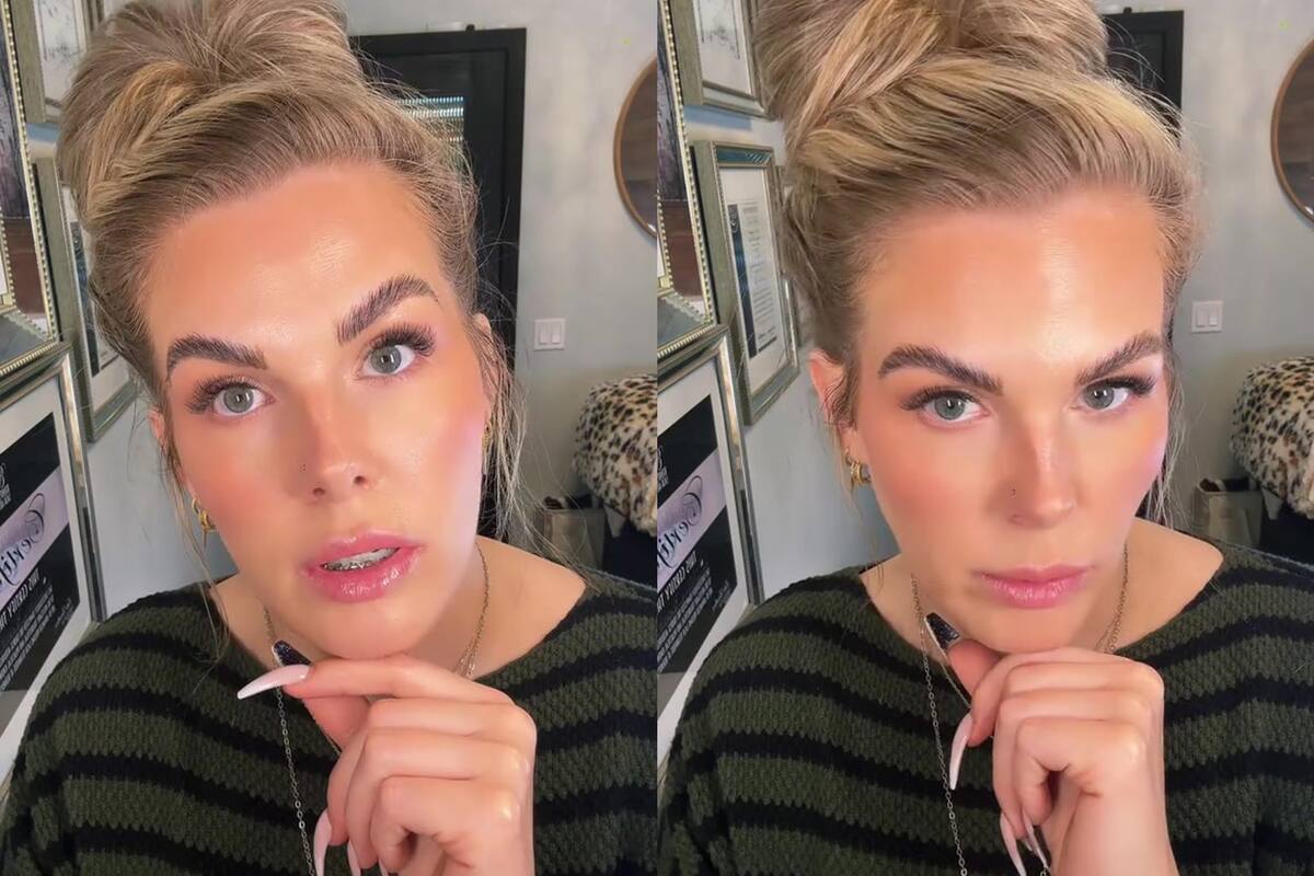 Tiffney Prickett, propietaria de un salón de belleza en Coeur d’Alene, Idaho, vive en carne propia las consecuencias de mezclar su opinión política con su emprendimiento (Imagen extraída de un video de TikTok)