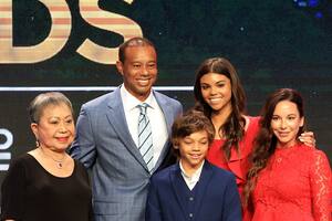 Tiger Woods, con su familia, dispuesto a volver a jugar en Augusta después de su terrible accidente automovilístico