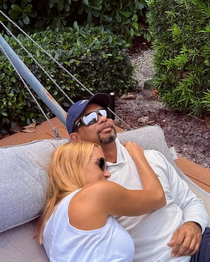 Tiger Woods en compañía de Vanessa Trump