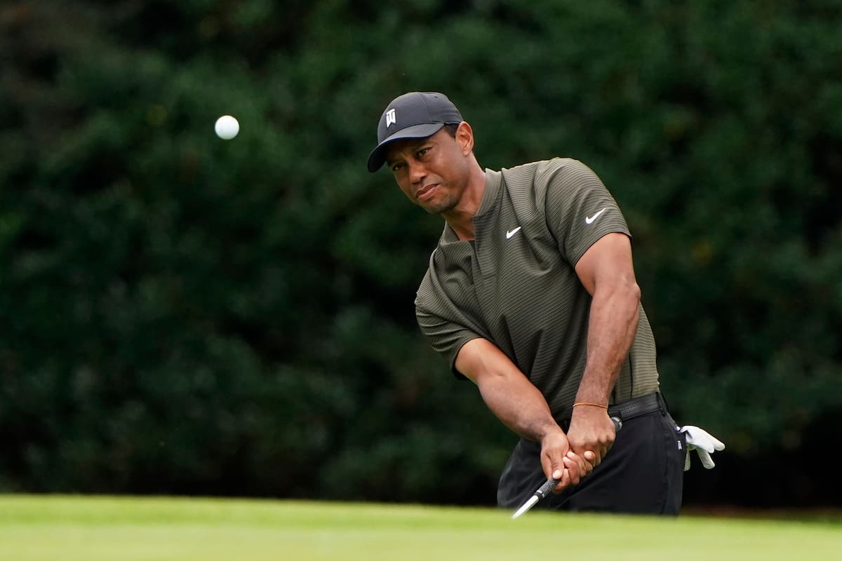 Tiger Woods en la primera ronda