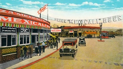 Tijuana fue el centro del boom comercial y de servicios surgido por la prohibición en los años 20. Es, desde origen, una "tierra de oportunidades"