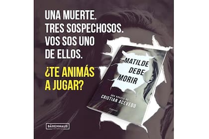 "Matilde debe morir", la novela de Cristian Acevedo de 2016 que volvió como un boom de TikTok