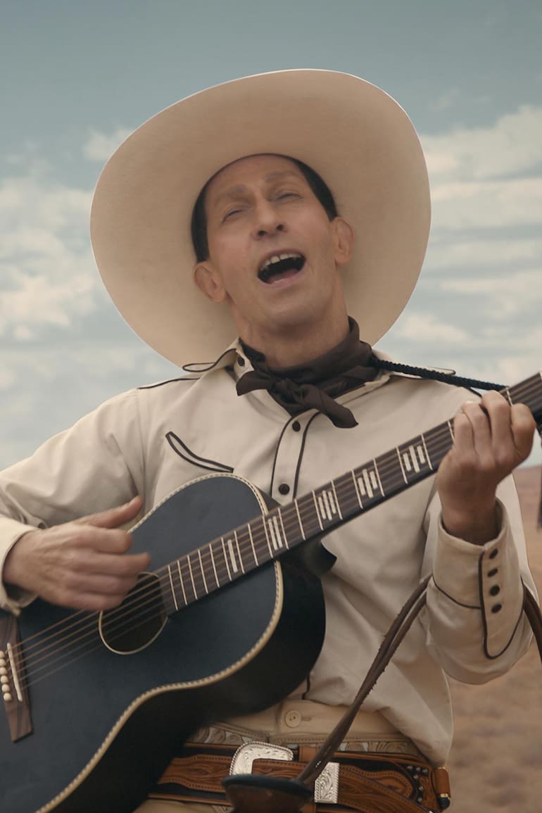 Tim Blake Nelson en La balada de Buster Scruggs, la última película de los hermanos Coen