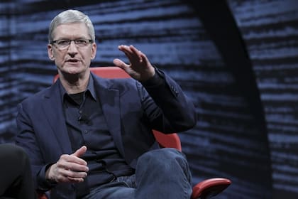 Tim Cook, CEO de Apple, en la conferencia D10 organizada por el blog de tecnología All Things Digital