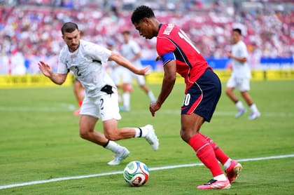 Tim Payne en el partido contra Inglaterra