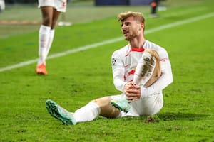 Timo Werner, delantero de Alemania, es la más reciente figura de la que se confirmó su ausencia para el Mundial de Qatar