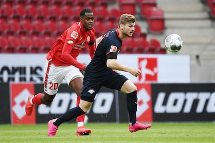 Timo Werner, jugador de Leipzing, uno de los goleadores de la Bundesliga