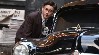 Timothée Chalamet, en el rodaje de Marty Supremo