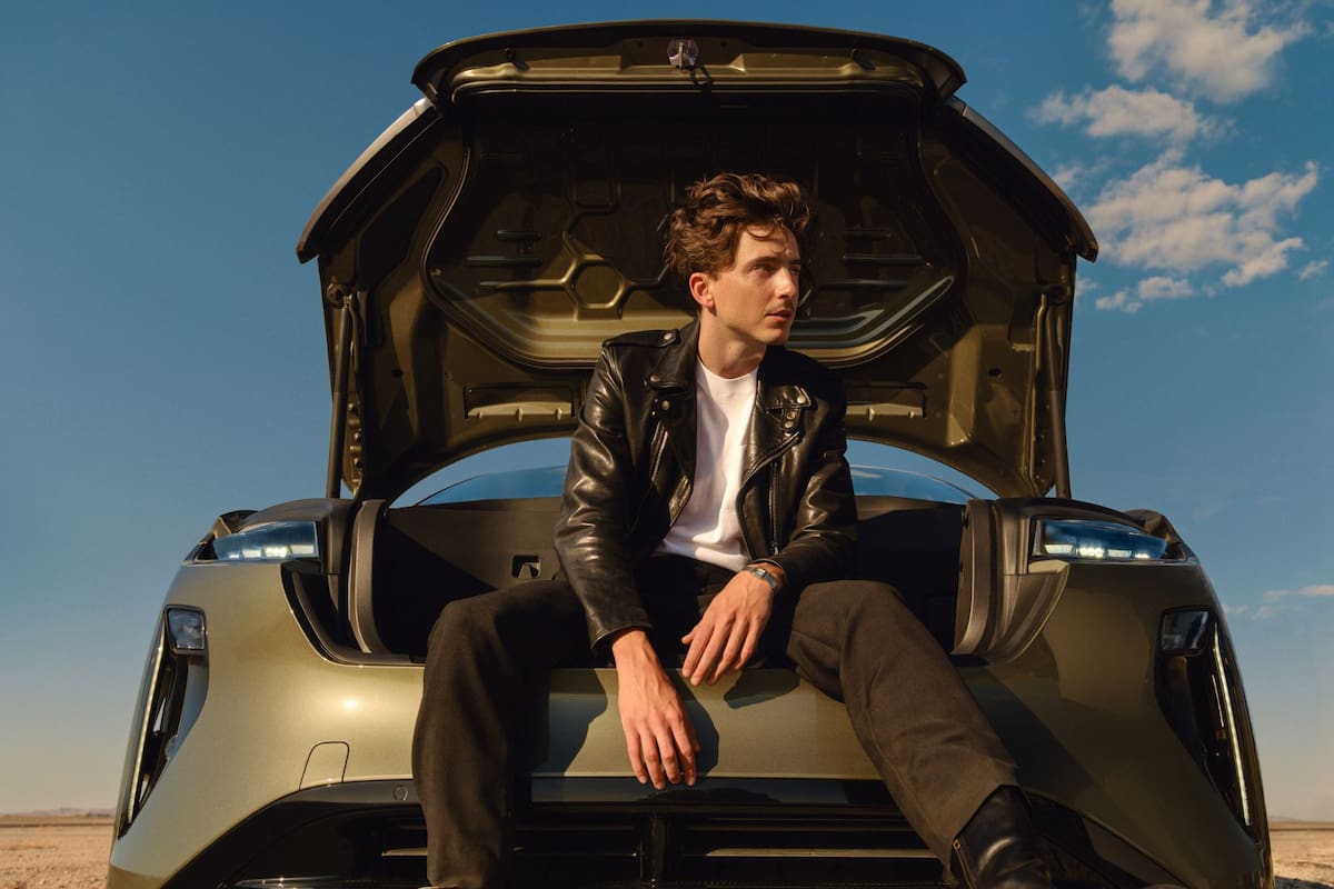 Timotheé Chalamet se convierte en el embajador de Lucid Gravity Grand Touring 2026 (lucidmotors)