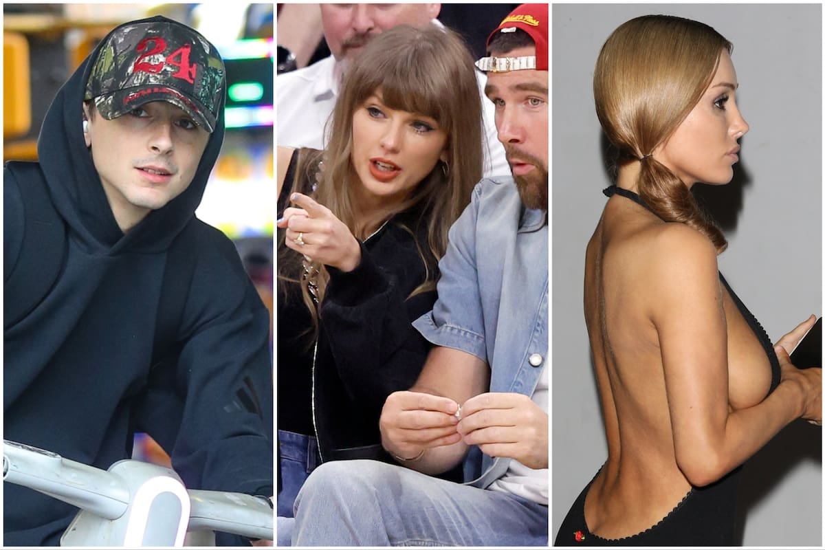 Timotheé Chalamet, Taylor Swift y Bianca Censori fueron algunas de las estrellas capturadas por los paparazzi en diversas actividades