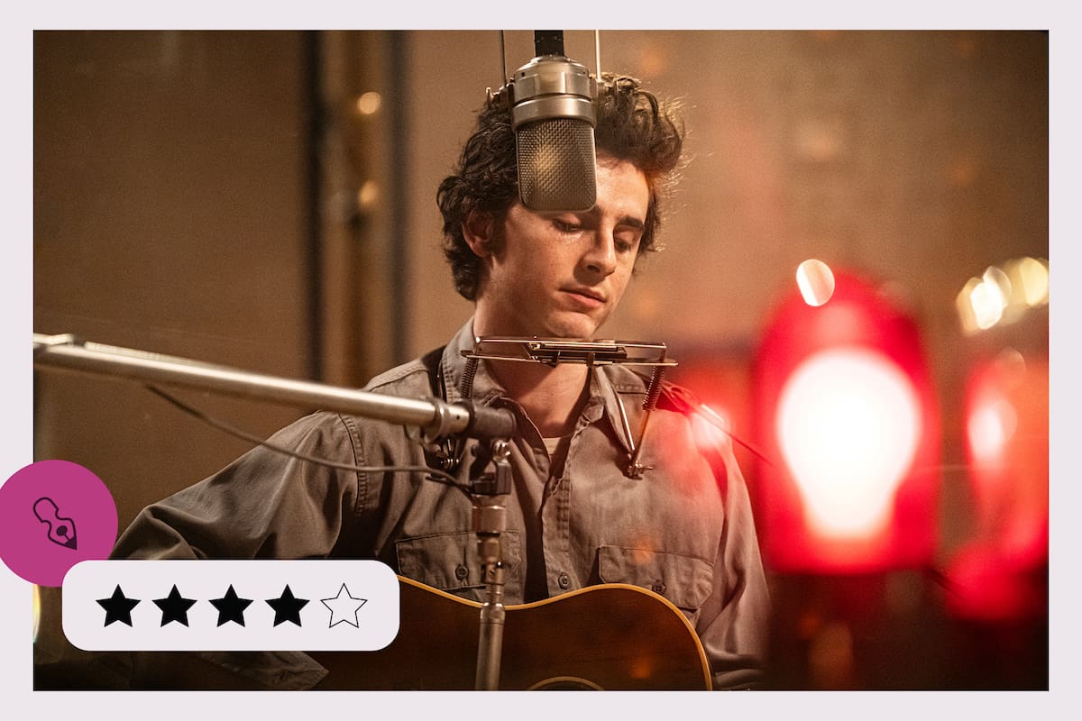 Timothée Chalamet y una interpretación brillante como Bob Dylan en Un completo desconocido